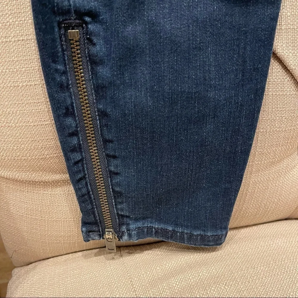 AD: Madewell Skinny Skinny Ankle Zip Jeans Dark wash Sz 30